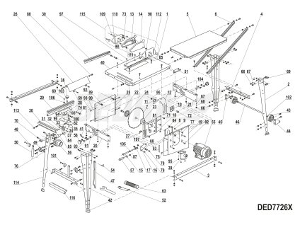 Vložení tabulky DEDRA XDED7726X.38