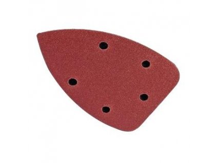 Brusný papír se suchým zipem delta 140x140x80 A80 - 5ks