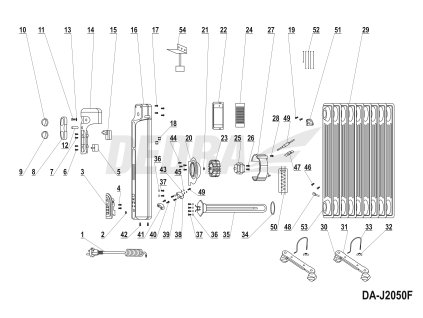 Napájecí kabel DEDRA XDA-J2050F.01