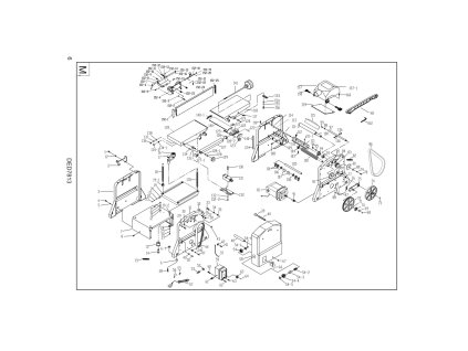 Osa nožového hřídele DEDRA XDED7813.1112