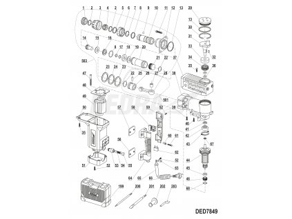 Spínač FA2-10/2W DEDRA XDED7849.58