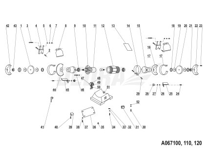 Přepínač CK-1 DEDRA XA067110.31