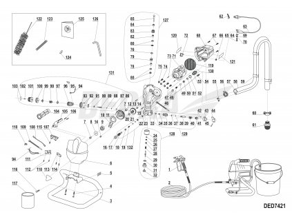 Spojovací tyč DEDRA XDED7421X.010