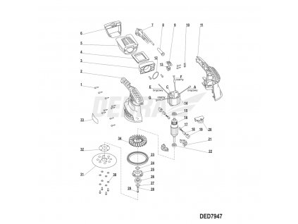 Pouzdro filtru DEDRA XDED7947.05