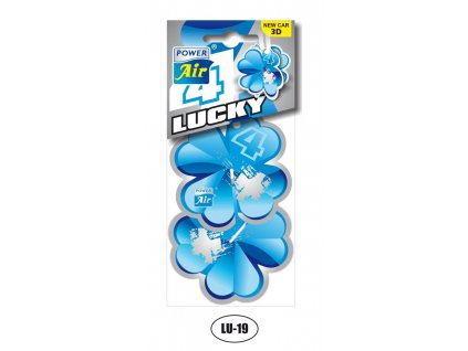 3D papírový osvěžovač LUCKY 4 NEW CAR POWER AIR LU-19