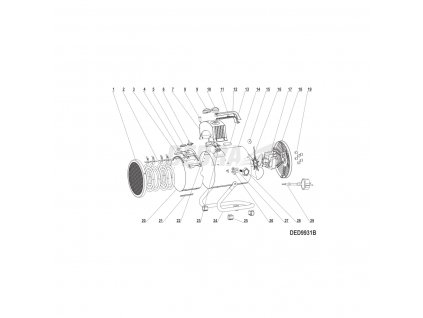 Ohřívač 1000 W DEDRA XDED9931B.02