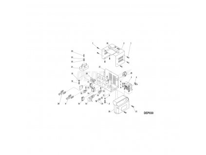 Spínač 12/24V JD03-A1 DEDRA XDEP030.14