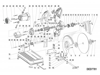 Rotor DEDRA XDED7781.30