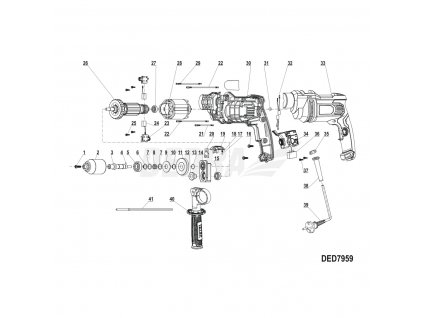 Pouzdro DEDRA XDED7959.12