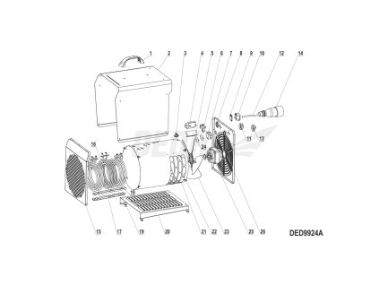 Relé SOKE JQX-76F-TU-2A 400V DEDRA XDED9924A.04