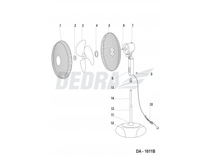 Motor DEDRA XDA-1611B.06