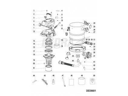 Spínač GAOTIAN KR-06B DEDRA XDED6601.03