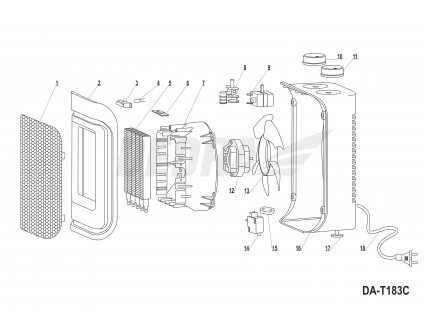 Spínač proti přepólování DEDRA XDA-T183C.14