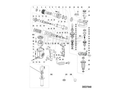 Píst kpl. DEDRA XDED7840.504