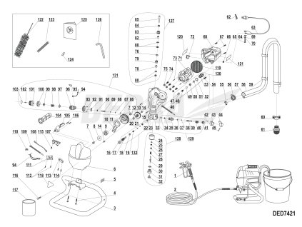 Motor DEDRA XDED7421X.071