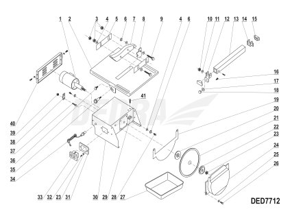 Spínač KJD-6 DEDRA XDED7712.33