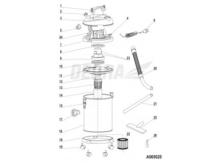Připojovací zásuvka DEDRA XA065020.05