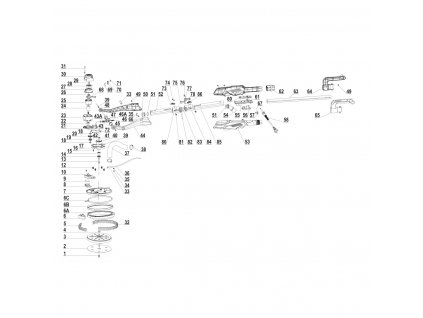 Závěsná rukojeť DEDRA XDED7768BM.78