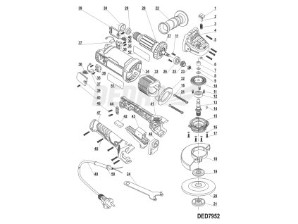 Rotor DEDRA XDED7952.28
