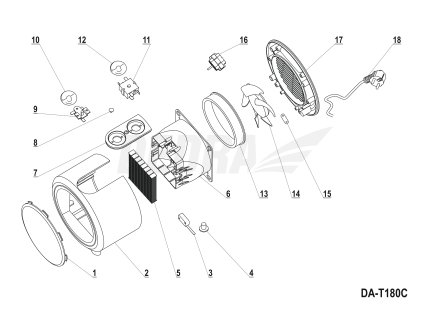 Napájecí kabel DEDRA XDA-T180C.18