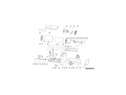 Deska elektroniky E123995 BGO 1228 DEDRA XDED9964TS.24