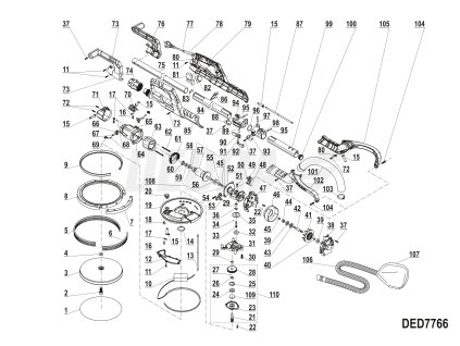 Podpěrná konzola vpravo DEDRA XDED7766.53