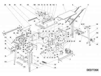Přítlačný kroužek DEDRA XDED7726X.23