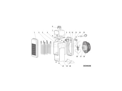 Termostat 16A DEDRA XDED9920B.09