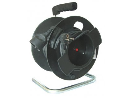 Prodlužovací kabel na bubnu 25m, 1x zásuvka