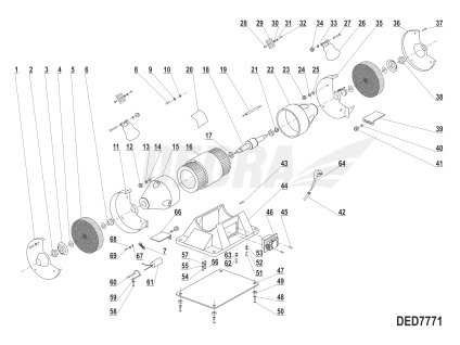 Rotor DEDRA XDED7771.18