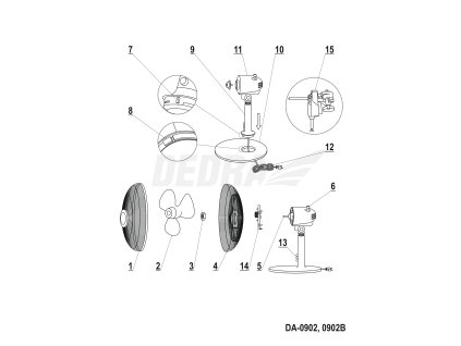 Motor DEDRA XDA-0902.15