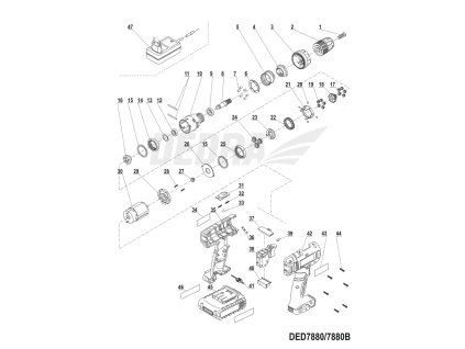 Řazení rychlostních stupňů DEDRA XDED7880.31