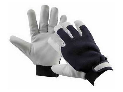 Zimní rukavice kozinka kombinované, velikost 9 CERVA GROUP a. s. PELICAN BLUE W09