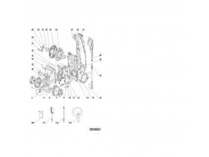Vysokotlaká hadice DEDRA XDED8821.15