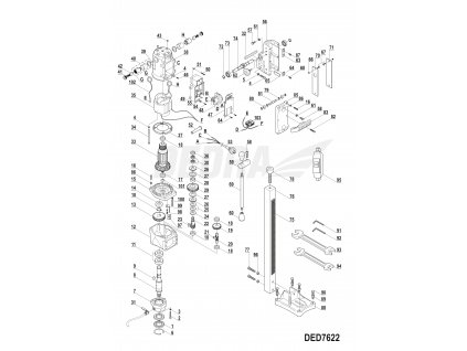 Skříň převodovky DEDRA XDED7622.012