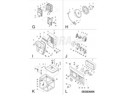 Rotor DEDRA XDEGB3600K.J02