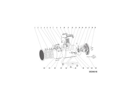 Větrný mlýn DEDRA XDED9931B.16