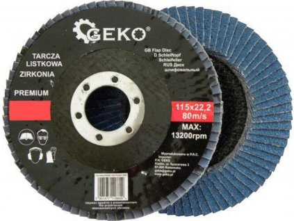 Brusný lamelový kotouč (zirkon) - 125x22,23 mm / P40