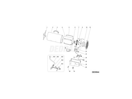 Motor BGA1401 70W 2800RPM DEDRA XDED9944.12