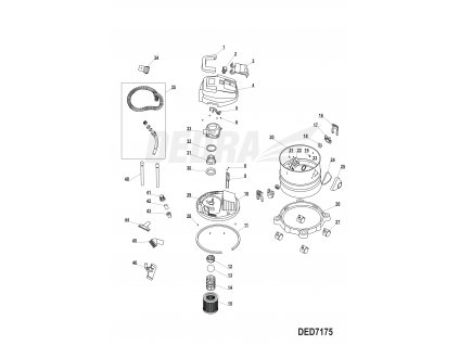 Těsnění DEDRA XDED7175.32