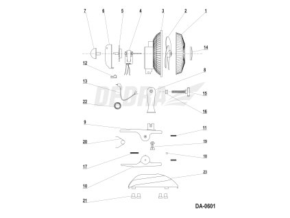 Motor DEDRA XDA-0601.04