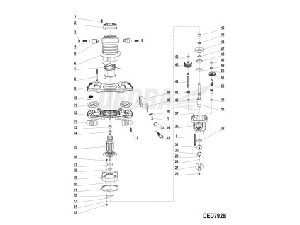 Modul regulátoru otáček DEDRA XDED7928.10
