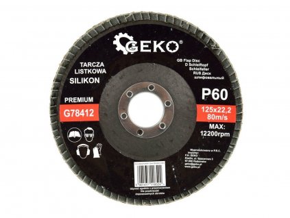 Brusný lamelový kotouč (karbid křemíku) - 125x22,23 mm / P60