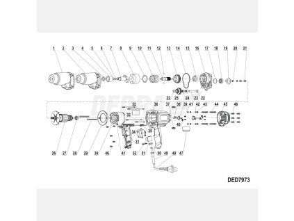 Rotor DEDRA XDED7973.26