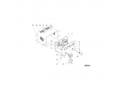 Přepínač JD03-F1 DEDRA XDEP010.07