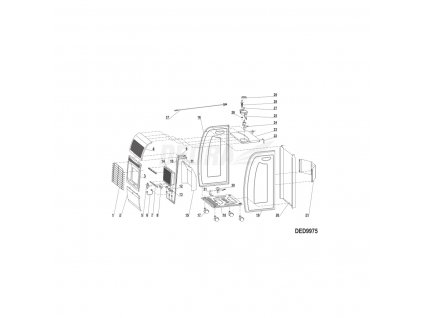 Pouzdro plynového ventilu DEDRA XDED9975.25