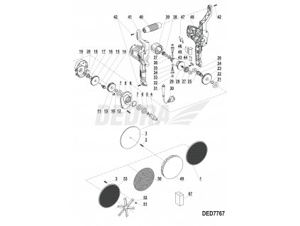 Pravé pouzdro DEDRA XDED7767.41
