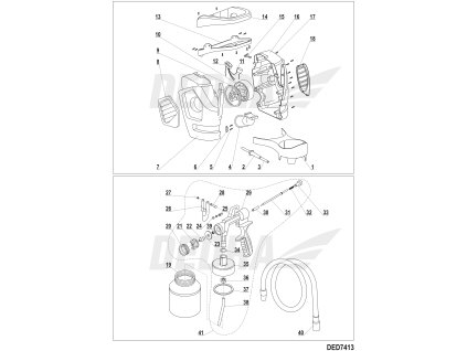 Zbraň cpl. DEDRA XDED7413.41