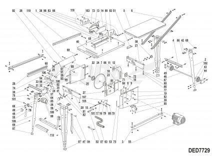 Tlakový kroužek DEDRA XDED7729.024