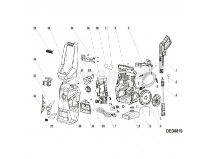 Motor čerpadla LT8840A DEDRA XDED8819.16